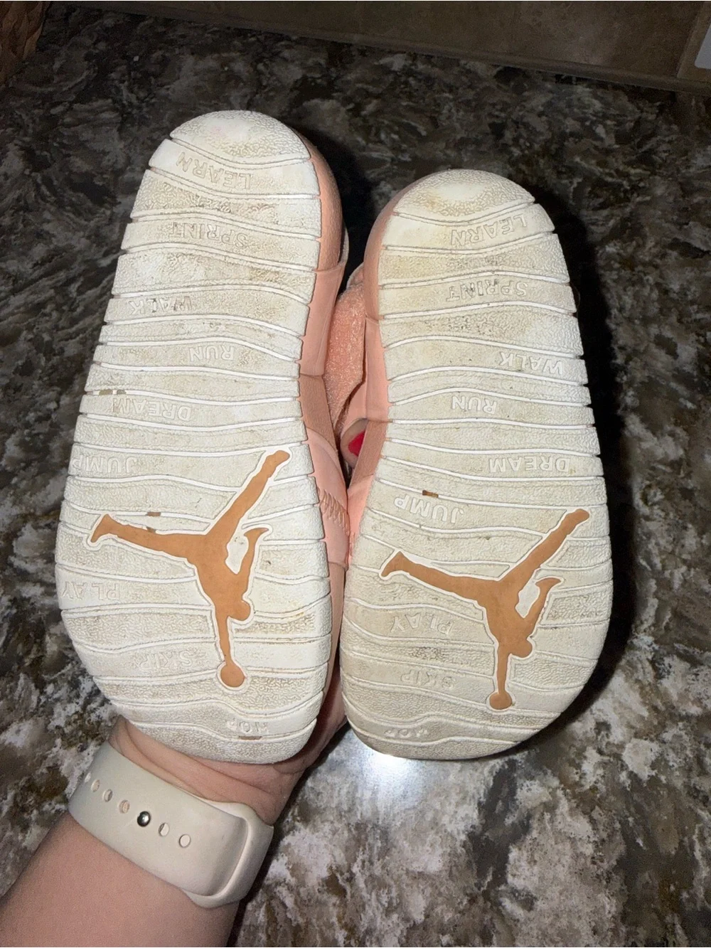 Jordan Peach Flare Toddler Girls Sandals Size 9C